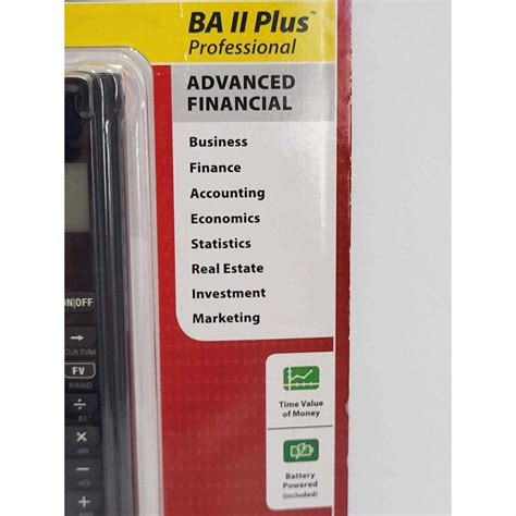 Texas Instruments BAII Plus Professional - Home & Office Supplies on sale