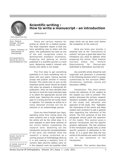 Image result for Lab Manuscript Example