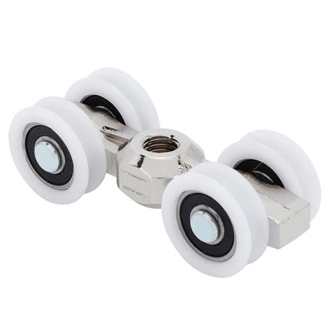 Buy Roliafeesy 4 Wheels Door Rollers Sliding Door Roller Door Roller ...