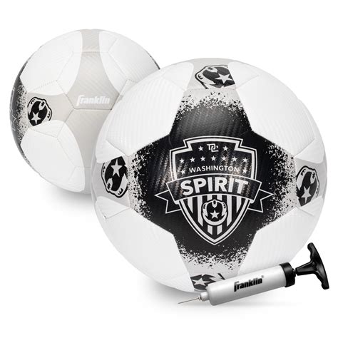 Franklin Sports NWSL Washington Spirit Soccer Ball - Official Size 5 ...