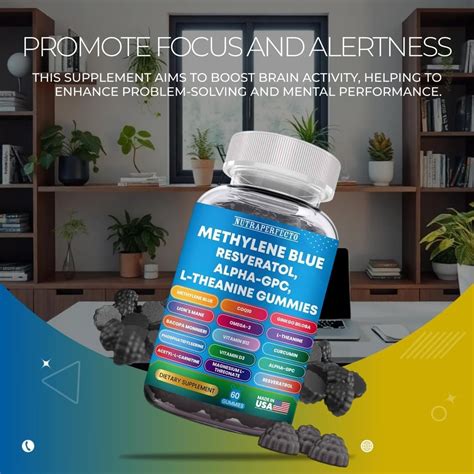 NutraPerfecto Sugar Free Methylene Blue Gummies Supplement with India ...