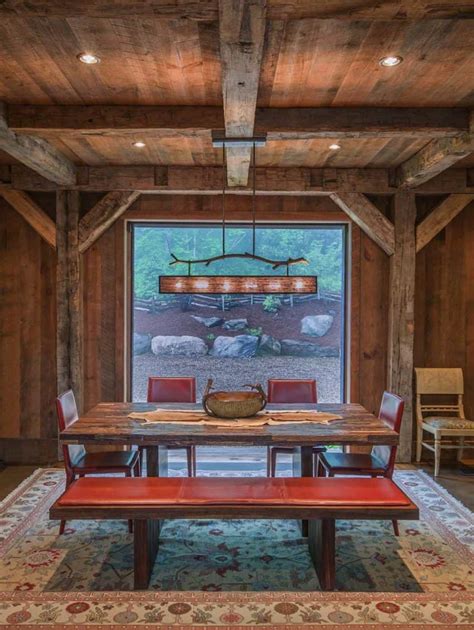 Rustic Barn Transformed into Gorgeous Timber Frame Barn House by RMT Architects