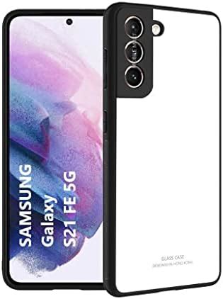 Mobile Mart Glass Back Case with Shockproof TPU Bumper Back Case Cover ...