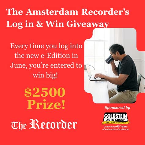 Amsterdam - 🗞️ The Amsterdam Recorder reader perk alert: Log in daily ...