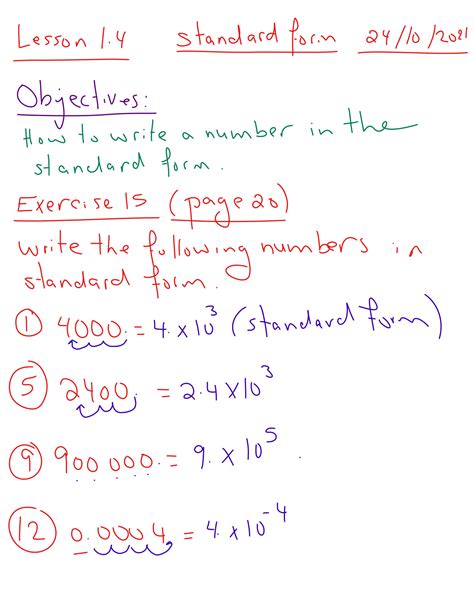 Standard Form Lesson 的图像结果
