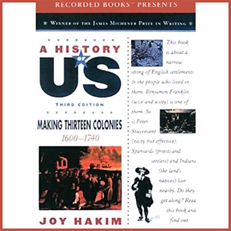 Making Thirteen Colonies: A History of US, Book 2 (Audio Download): Joy ...