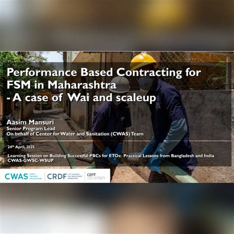 Learning Session At Global Water and Sanitation Center (GWSC) - CWAS ...