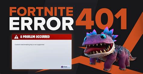 Fortnite Error Code 401 的图像结果