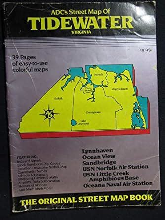 Buy Tidewater Virginia Street Map Book Online at Low Prices in India ...