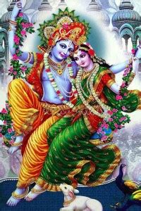 Lord Radha Krishna Religious Waterproof Vinyl Sticker Poster || (12X18 ...