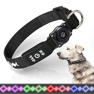 Buy LED AirTag Dog Collar - Brightest Light Up Dog Collars - IP67 ...