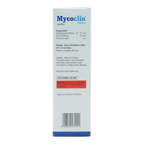 Buy Mycoclin Shampoo online | Uses, Side Effects, Price and substitutes ...