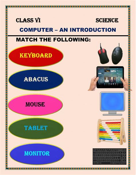 Introduction to Computer Worksheet 的图像结果