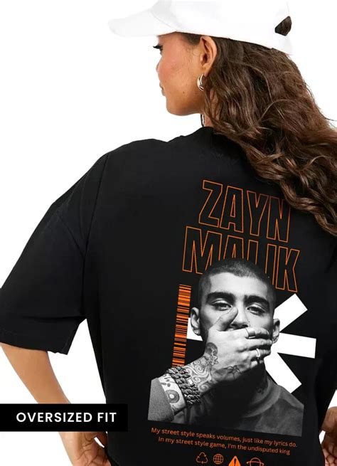 Zayn Malik Oversized T-Shirt – Black Tee| Drip Republic – Drip Republic