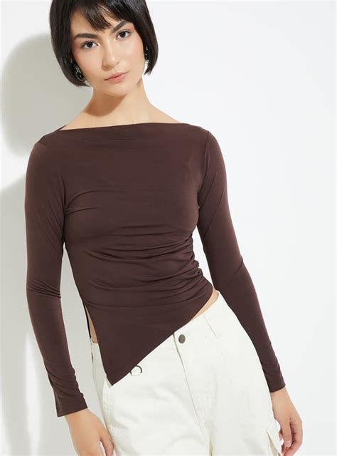Buy ALAYA F x URB N Women Solid Top Online at just Rs. 699.0 ...