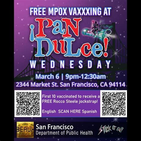 Mpox Vaxxxing at Beauxs Pan Dulce Wednesday, Beaux, San Francisco, 6 ...