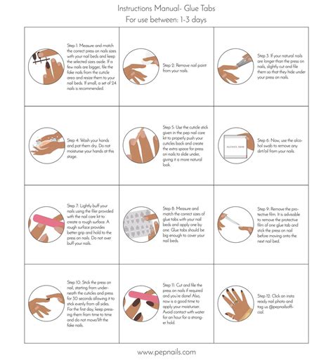 Fake Nails Press On Nails Stick On Nails Artificial Nails | Pep Nails