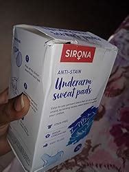 Sirona Disposable Underarm Sweat Pads for Men and Women - 24 Pieces ...