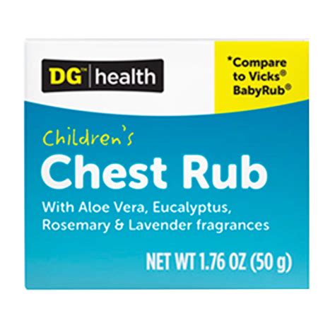 DG Health Baby Chest Rub, 1.76 oz