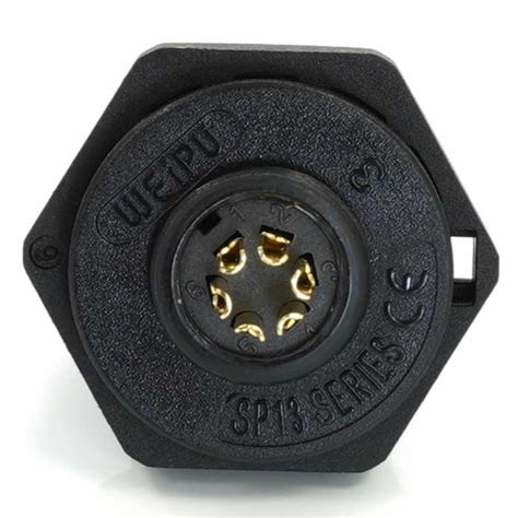 RS PRO | RS PRO Circular Connector, 6 Contacts, Rear, 13 mm Connector ...