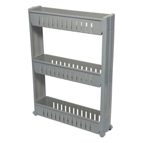 Simplify 28.35-in-Drawer Shelf Utility Cart 22983-GREY at Lowes.com