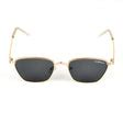 Buy Sunglassic Andreas Square Sunglasses - Unisex, Gold Black, Medium Size