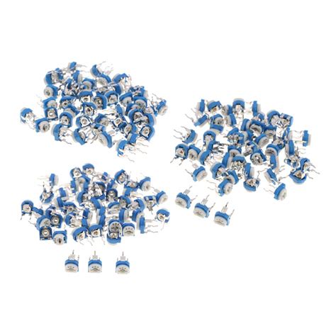 65pcs Trimming Potentiometer top adjustment 100ohm-1Mohm Variable ...