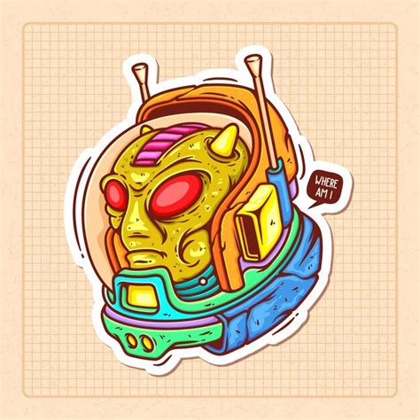 Image result for Alien Helmet Vector