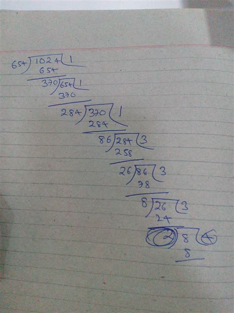 3. Using repeated subtracting method find HCF of the following:(iv ...