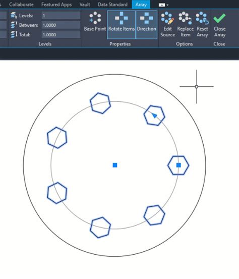CAD Array 的图像结果