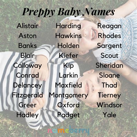Preppy Names | Name inspiration, Baby names, Preppy names