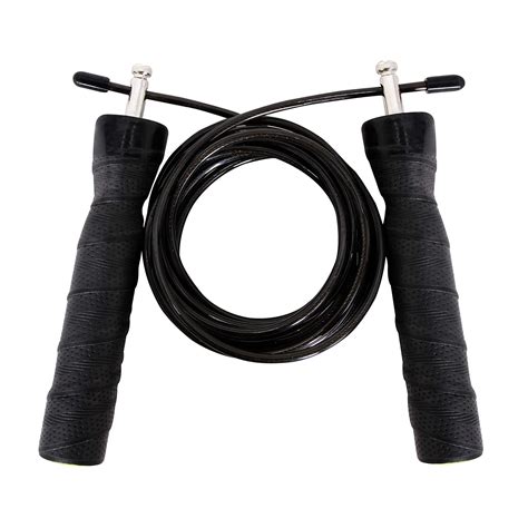 Buy Nivia 11033 Pro Skipping Rope, Black (Handle Material: Foam) Online ...