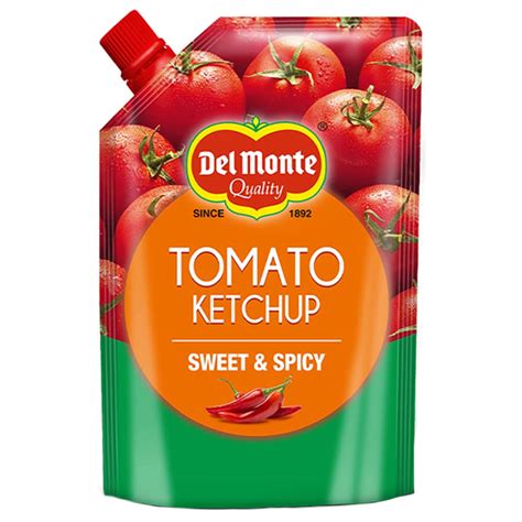 Del Monte Tomato Ketchup Sweet and Spicy, 1kg : Amazon.in: Grocery ...