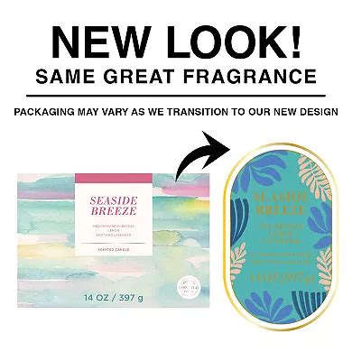 Sonoma Goods For Life® Seaside Breeze 14-oz. Watercolor Candle Jar