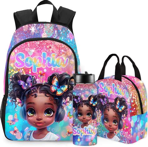 Amazon.com | Artsadd Custom Kids Backpack with Name Personalized School ...