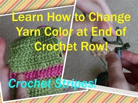 Image result for Crochet Color Change