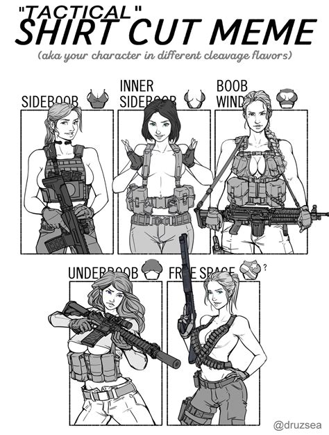 Tactical Shirt Cut Meme by TChenArt on DeviantArt