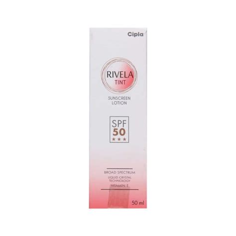 Rivela Tint SPF50 Sunscreen Lotion 50 ml - Cureka