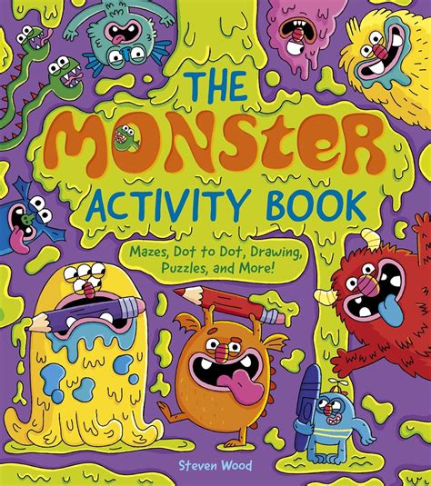 Buy The Monster Activity Book: Mazes, Dot to Dot, Drawing, Puzzles, and ...