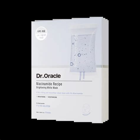 Dr.Oracle Niacinamide Recipe Brightening White Mask – Dark Spot & Dull ...