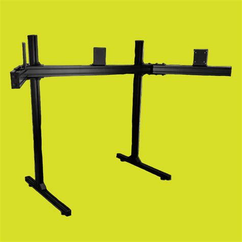 VRH FREE-STANDING TRIPLE MONITOR STAND (SUPPORTS UP TO 49" ULTRAWIDES ...