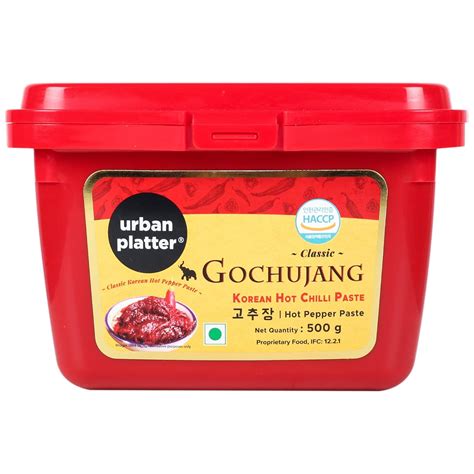 Urban Platter Korean Classic Gochujang Hot Chilli Paste, 500g (Made in ...