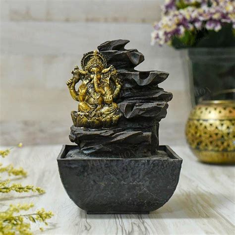 Buy Divine Ganesha Water Fountain Online in India - Mypoojabox.in