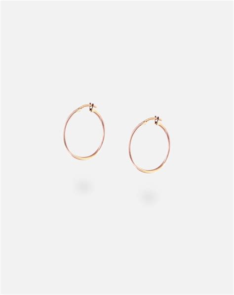 Buy Classic Tube Hoops Earrings Online | 18 KT Gold Earrings | STAC ...
