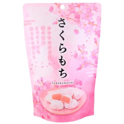 Sakura Mochi Soft Rice Cake Bites 130g – Japanese Snack – WowNippon