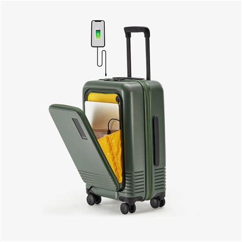 Mokobara The Cabin Pro - Seaweed Green Cabin Suitcase - 22 inch Seaweed ...