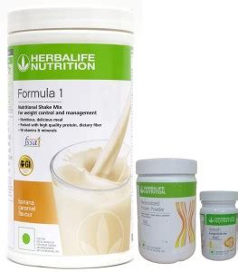HERBALIFE Weight Loss Combo With Formula 1 Shake Banana Flavor ...