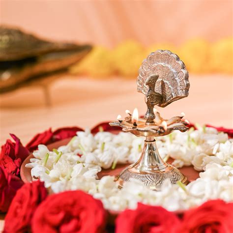 Paravani Peacock Oil lamp – Samskara Home