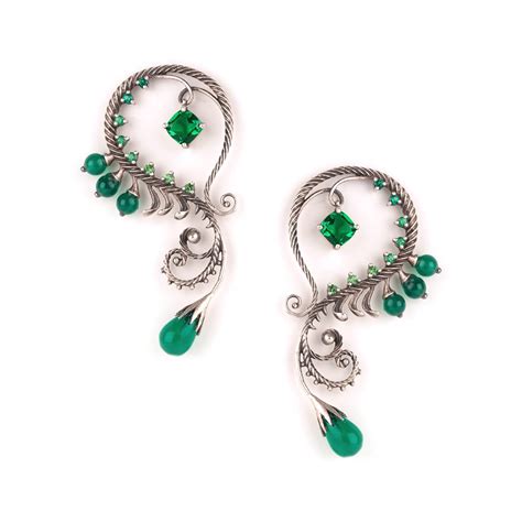 Buy Shaya by CaratLane Unclench Oxidized Earrings in 925 Silver at ...