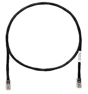 Panduit UTPCH3BLY Category-5E 8-Conductor Non-Booted Patch Cord, 3-Feet ...